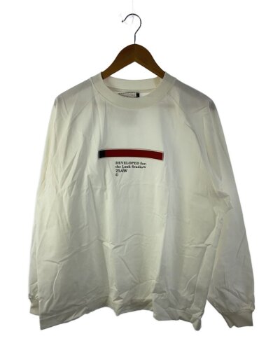 商品画像：長袖Tシャツ/L/コットン/WHT 1