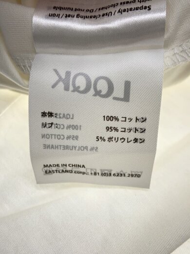 商品画像：長袖Tシャツ/L/コットン/WHT 4