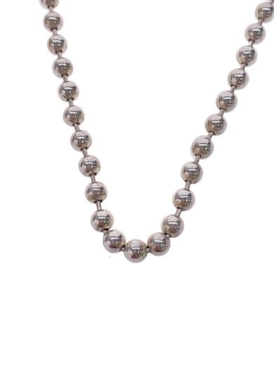 商品画像：BALL CHAIN NECKLACE/ネックレス/SV925/SLV/トップ無/メンズ 1
