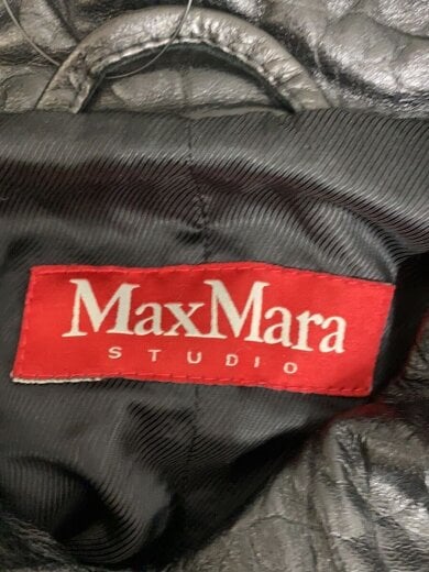 商品画像：型押し/レザージャケット・ブルゾン/36/--/BLK/64460289 3