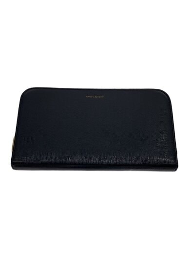 商品画像：長財布/--/BLK/無地/メンズ/28558 1