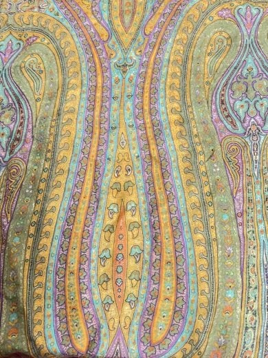 商品画像：スカーフ/シルク/マルチカラー/総柄/レディース 1