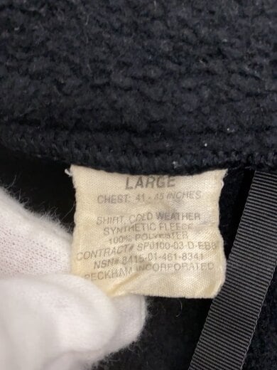 商品画像：フリースジャケット/L/ポリエステル/BLK 4