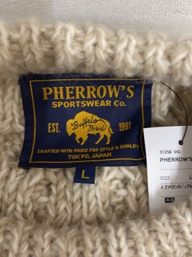 商品画像：ニット・セーター(厚手)/L/ウール/BEG 3