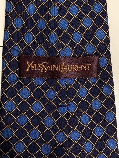 商品画像：ネクタイ/シルク/BLU/総柄/メンズ 3