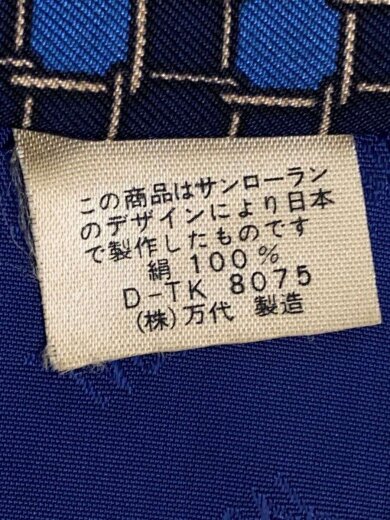 商品画像：ネクタイ/シルク/BLU/総柄/メンズ 4