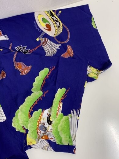 商品画像：アロハシャツ/XXL/ポリエステル/BLU/A0025-331 6