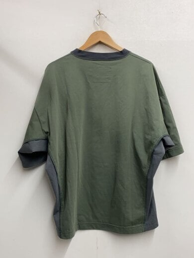 商品画像：CREW NECK HALF SLEEVE T-SHIRT/カーキ/S/コットン/Tシャツ 2