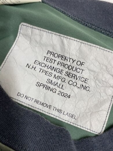 商品画像：CREW NECK HALF SLEEVE T-SHIRT/カーキ/S/コットン/Tシャツ 3