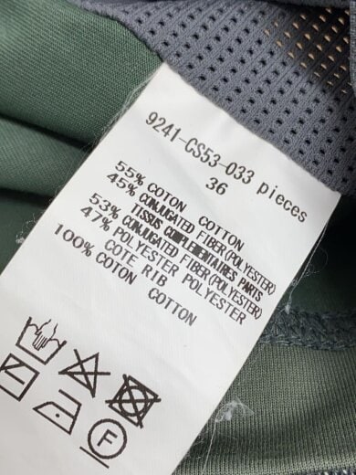 商品画像：CREW NECK HALF SLEEVE T-SHIRT/カーキ/S/コットン/Tシャツ 4