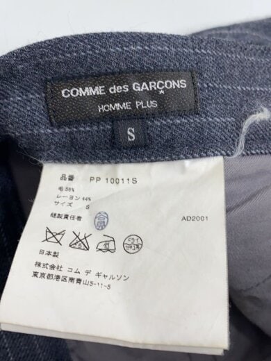 商品画像：01年製/スラックスパンツ/S/ウール/GRY/ストライプ 4