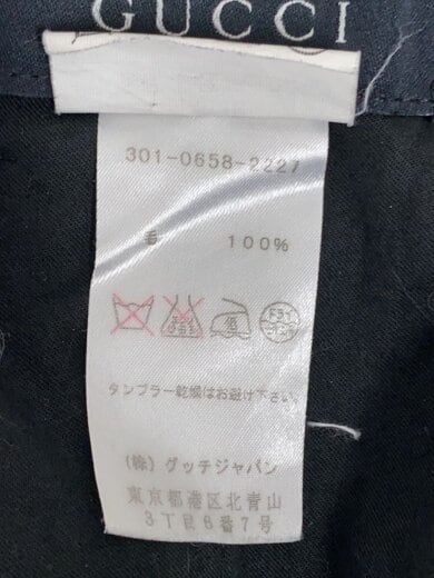 画像：GUCCIスラックスパンツ/46/ウール/BLK6