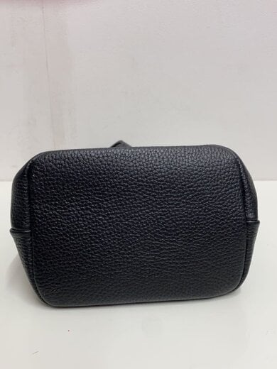 商品画像：巾着/バッグ/レザー/BLK/無地 4