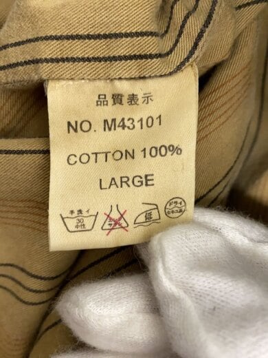 商品画像：ダブルライダースジャケット/L/コットン/BRW 4