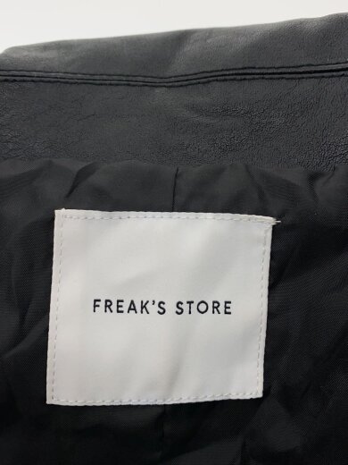 商品画像：レザージャケット・ブルゾン/FREE/フェイクレザー/BLK/1153248901537/ショートブルゾ 3