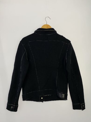 商品画像：ニット・セーター(薄手)/XS/ウール/BLK 2