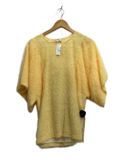 商品画像：FLUFFY FRINGE TOPS/半袖ブラウス/2/ポリエステル/YLW/12122-4322 1