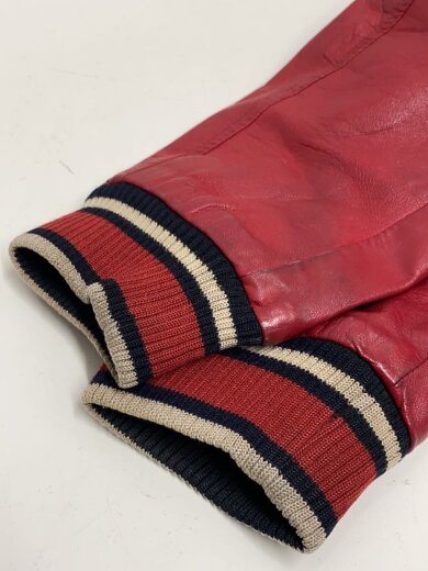 商品画像：スタジャン/XL/ウール/RED 4