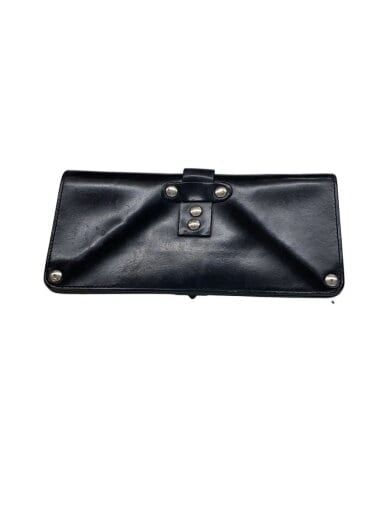 商品画像：長財布/レザー/BLK/無地/メンズ/※使用感有 2