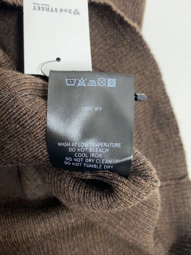 商品画像：背タグ/ニット・セーター(厚手)/M/ウール/BRW// 5