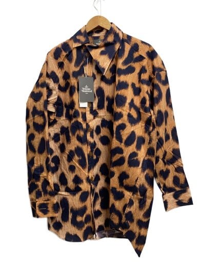 商品画像：長袖シャツ/46/コットン/BRW/アニマル 1