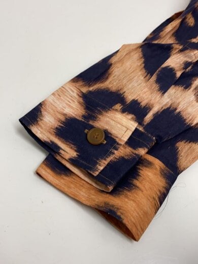 商品画像：長袖シャツ/46/コットン/BRW/アニマル 4