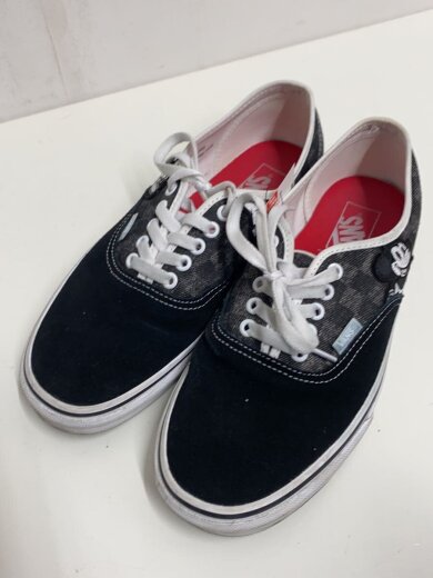 商品画像：disney/100周年/ローカットスニーカー/27cm/BLK/キャンバス/721356/※使用感有 2