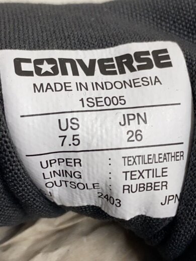 商品画像：ALL STAR BOARDERSTAR/ローカットスニーカー/26cm/BLK/キャンバス/1SE005 5