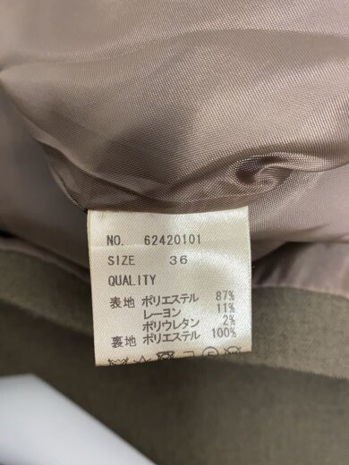 商品画像：Heather Short Jacket/36/ポリエステル/KHK/62420101 4