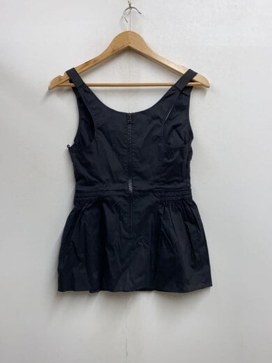 商品画像：バックジップ/キャミソール・タンクトップ/40/コットン/BLK 2