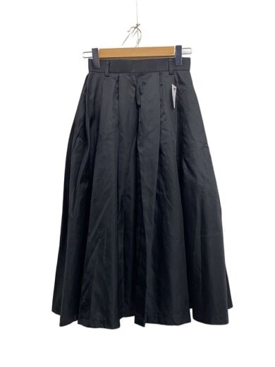 商品画像：撥水タックスカート/スカート/0/ポリエステル/BLK/無地/24SS-FLARESK 1
