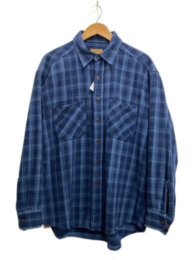 商品画像：長袖シャツ/XL/コットン/NVY 1