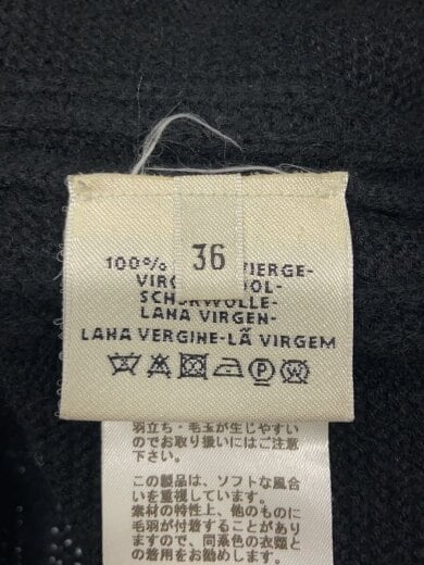 商品画像：半袖ワンピース/36/ウール/BLK/総柄// 4