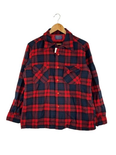 商品画像：60s/長袖シャツ/L/ウール/RED// 1