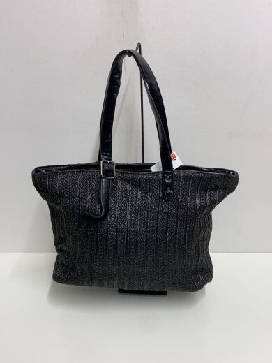 商品画像：ストローバッグ/トートバッグ/--/BLK 3
