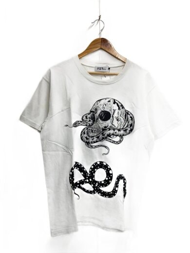 商品画像：Tシャツ/FREE/コットン/WHT/無地/KL433 1