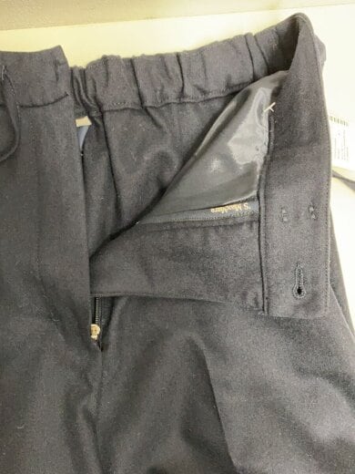 商品画像：livio wool and cashmere wide-leg pants/34/ウール/NVY/913606236// 3