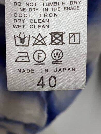 商品画像：長袖シャツ/40/コットン/BLU/チェック/24-050-596-1000-1-0 4