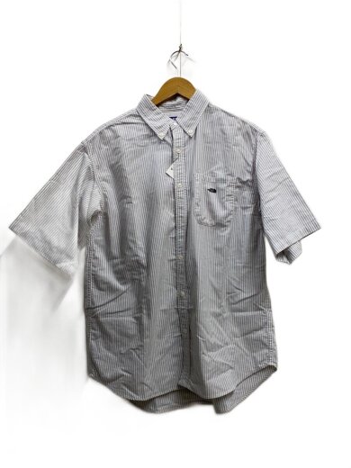商品画像：半袖シャツ/M/コットン/GRY/ストライプ/NT3918N// 1