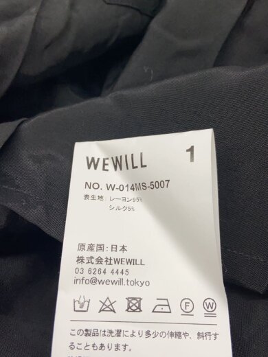 商品画像：OPEN COLLAR DT SHIRT/1/レーヨン/BLK/W-014MS-5007// 4