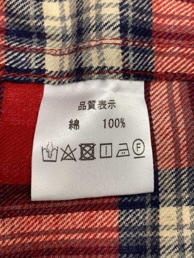 商品画像：長袖シャツ/36/ウール/RED/チェック// 4