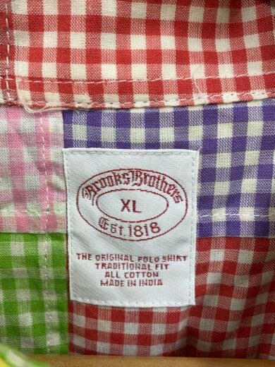 商品画像：長袖シャツ/XL/コットン/マルチカラー/チェック 3