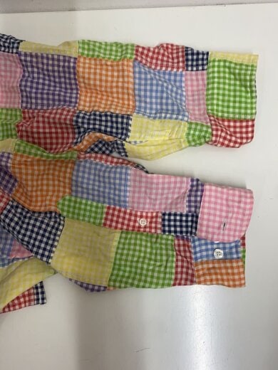 商品画像：長袖シャツ/XL/コットン/マルチカラー/チェック 4