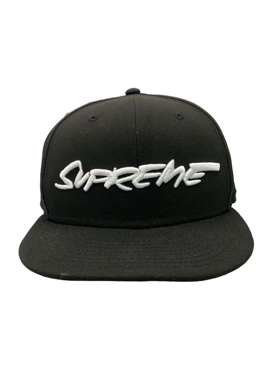Supreme × NEW ERA / キャップ/7 5/8/ポリエステル/BLK/メンズ
