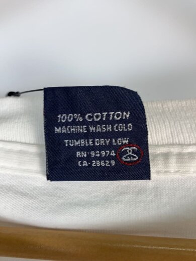 商品画像：Tシャツ/M/コットン/WHT/プリント/紺タグ/オールド 4