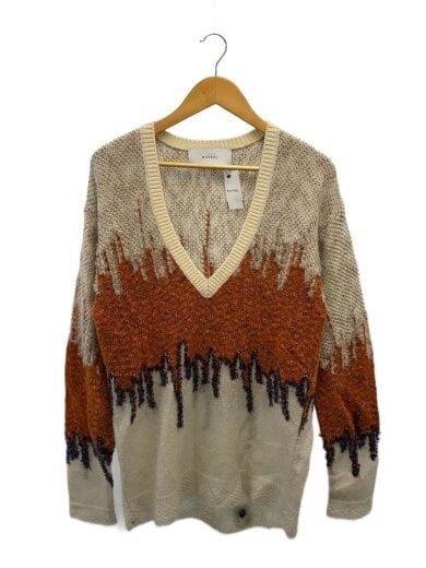 商品画像：Water mirror knit sweater/FREE/モヘア/CRM/MU22FW-0501 1