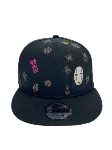 商品画像：キャップ/--/BLK/総柄/メンズ/スタジオジブリ/カオナシ 1