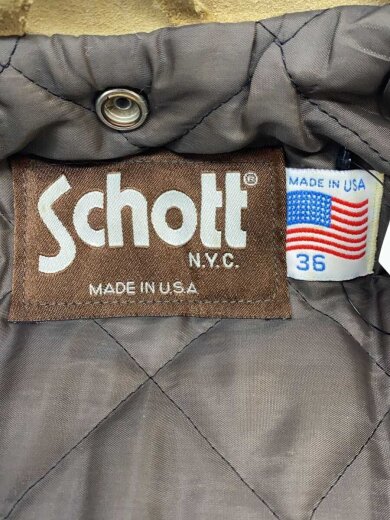 商品画像：ダブルライダースジャケット/36/スウェード/BEG 3