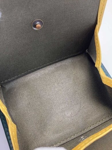 商品画像：2つ折り財布/レザー/GRN/メンズ 5