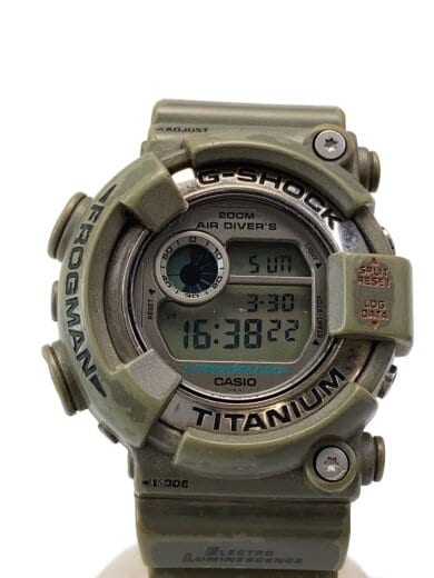 商品画像：クォーツ腕時計/デジタル/ラバー/SLV/KHK/SS/DW-8201 1